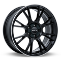 RTX Wheels - Vapor - Black - Black Machined - 17" x 7.5", 40 Offset, 5x114.3 (Bolt Pattern), 73.1mm HUB