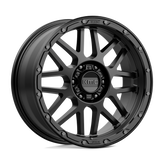 KMC Wheels - KM535 GRENADE OFF-ROAD - Black - MATTE BLACK - 20" x 9", 18 Offset, 6x135 (Bolt Pattern), 87.1mm HUB