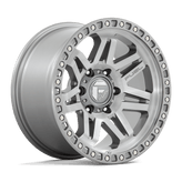 Fuel - D812 SYNDICATE - Gunmetal - PLATINUM - 17" x 9", 1 Offset, 5x127 (Bolt Pattern), 71.5mm HUB