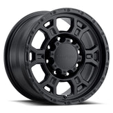 Vision Wheel Off-Road - 372 RAPTOR - Black - Matte Black - 16" x 8", 0 Offset, 8x165.1 (Bolt Pattern), 125.2mm HUB