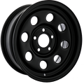 Envy Wheels - NX4 STEEL WHEEL - Black - FLAT BLACK - 15" x 6", 7 Offset, 5x114.3 (Bolt Pattern), 71.5mm HUB