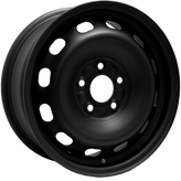 Envy Wheels - Steel Wheel - Black - FLAT BLACK - 17" x 7", 42 Offset, 5x114.3 (Bolt Pattern), 56.1mm HUB