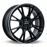 RTX Wheels - Vapor - Black - Black Machined - 18" x 8", 40 Offset, 5x114.3 (Bolt Pattern), 73.1mm HUB