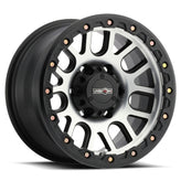 Vision Wheel Off-Road - 111 NEMESIS - Black - Matte Black Machined Face - 20" x 9", -12 Offset, 5x139.7 (Bolt Pattern), 108mm HUB