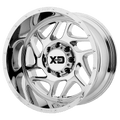 XD Series - XD836 FURY - Chrome - Chrome - 20" x 9", 0 Offset, 8x170 (Bolt Pattern), 125.1mm HUB