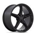 Foose - F175 CF8 - Black - MATTE BLACK - 19" x 9.5", 45 Offset, 5x120 (Bolt Pattern), 67.1mm HUB