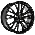 ART - Replica 282 - Black - Gloss Black - 17" x 7.5", 35 Offset, 5x114.3 (Bolt Pattern), 60.1mm HUB