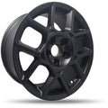 DTD - Replica - Black - Matte Black - 17" x 8", 45 Offset, 5x114.3 (Bolt Pattern), 64.1mm HUB