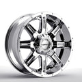 KranK Off-road - Shaft - Chrome - Chrome - 20" x 9", 18 Offset, 6x135, 139.7 (Bolt Pattern), 108mm HUB