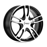 American Racing - AR919 ESTRELLA 2 - Black - Gloss Black Machined - 16" x 7", 40 Offset, 5x110, 115 (Bolt Pattern), 72.6mm HUB