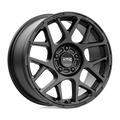 KMC Wheels - KM708 BULLY - Black - SATIN BLACK - 17" x 8", 38 Offset, 5x112 (Bolt Pattern), 66.6mm HUB
