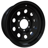 Envy Wheels - TRAILER STEEL MODULAR - Black - GLOSS BLACK - 16" x 6", 0 Offset, 6x139.7 (Bolt Pattern), 108mm HUB