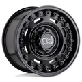 Black Rhino - AXLE - Black - MATTE BLACK - 18" x 9.5", -18 Offset, 8x165.1 (Bolt Pattern), 125.1mm HUB