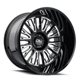 Cali Off-Road - VERTEX - Black - BLACK MILLED - 20" x 10", -25 Offset, 6x135 (Bolt Pattern), 87.1mm HUB