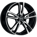 Mak Wheels - ICONA - Black - BLACK MIRROR - 16" x 6.5", 45 Offset, 4x100 (Bolt Pattern), 72mm HUB