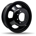 DTD - Steel - Black - Black - 17" x 6", 136 Offset, 8x165.1 (Bolt Pattern), 121mm HUB