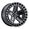 Redbourne Wheels - ALSTON - Gunmetal - MATTE BLACK W/ MACHINED DARK TINT LIP - 18" x 8.5", 25 Offset, 5x120 (Bolt Pattern), 72.56mm HUB