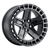 Redbourne Wheels - ALSTON - Gunmetal - MATTE BLACK W/ MACHINED DARK TINT LIP - 18" x 8.5", 25 Offset, 5x120 (Bolt Pattern), 72.56mm HUB