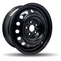 DTD - Steel - Black - Black - 16" x 6.5", 45 Offset, 5x114.3 (Bolt Pattern), 60.1mm HUB