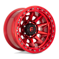 Fuel - D113 COVERT BEADLOCK - CANDY RED - 17" x 9", -15 Offset, 6x135 (Bolt Pattern), 87.1mm HUB