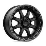 KMC Wheels - KM548 CHASE - Black - SATIN BLACK WITH GLOSS BLACK LIP - 20" x 9", 18 Offset, 6x114.3 (Bolt Pattern), 66.1mm HUB