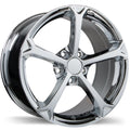 Replika - R147 - Chrome - Chrome - 19" x 10", 56 Offset, 5x120.65 (Bolt Pattern), 70.3mm HUB