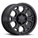 Vision Wheel Off-Road - 372 RAPTOR - Black - Matte Black - 16" x 8", 0 Offset, 6x139.7 (Bolt Pattern), 110mm HUB