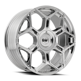 Mazzi - LIBRA - Chrome - CHROME - 20" x 8.5", 35 Offset, 5x110, 115 (Bolt Pattern), 72.6mm HUB