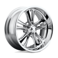 Foose - F097 KNUCKLE - Polished - CHROME PLATED - 18" x 9.5", 1 Offset, 5x114.3 (Bolt Pattern), 72.6mm HUB