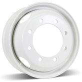 RSSW - Steel - White - White - 19.5" x 6.75", 147 Offset, 8x275 (Bolt Pattern), 221mm HUB