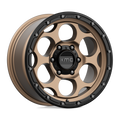 KMC Wheels - KM541 DIRTY HARRY - Bronze - MATTE BRONZE WITH BLACK LIP - 17" x 8.5", 18 Offset, 6x135 (Bolt Pattern), 87.1mm HUB