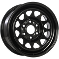 RNB - STEEL WHEEL - Black - Black Armour Coat - 17" x 7.5", 20 Offset, 6x139.7 (Bolt Pattern), 77.8mm HUB