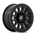 Fuel UTV - D920 VECTOR BEADLOCK - Black - MATTE BLACK - 14" x 7", 38 Offset, 4x137 (Bolt Pattern), 110.1mm HUB