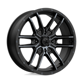 MSA Offroad Wheels - M43 FANG - Black - SATIN BLACK WITH TITANIUM TINT - 18" x 7", 10 Offset, 4x156 (Bolt Pattern), 132mm HUB