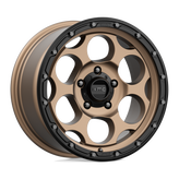 KMC Wheels - KM541 DIRTY HARRY - Bronze - MATTE BRONZE WITH BLACK LIP - 17" x 8.5", 18 Offset, 5x127 (Bolt Pattern), 71.5mm HUB