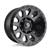 Fuel - D579 VECTOR - Black - MATTE BLACK - 20" x 10", -18 Offset, 8x165.1 (Bolt Pattern), 125.1mm HUB