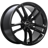 ART - Replica 202 - Black - Gloss Black - 21" x 10", 52 Offset, 5x112 (Bolt Pattern), 66.6mm HUB