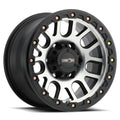 Vision Wheel Off-Road - 111 NEMESIS - Black - Matte Black Machined Face - 20" x 9", 10 Offset, 6x139.7 (Bolt Pattern), 106.2mm HUB