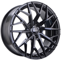 Ruffino Wheels - Atrax - Black - Gloss Black - 16" x 7", 39 Offset, 5x114.3 (Bolt Pattern), 67.1mm HUB