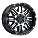 Black Rhino - ALAMO - Black - Gloss Black with Machined Face & Stainless Bolts - 18" x 9", 6 Offset, 8x170 (Bolt Pattern), 125.1mm HUB