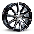 RTX Wheels - Dynamo - Black - Black Machined - 16" x 7", 42 Offset, 5x114.3 (Bolt Pattern), 73.1mm HUB