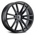 Kraze Wheels - KR190 - Black - GLOSS BLACK - 18" x 8", 40 Offset, 5x120 (Bolt Pattern), 74.1mm HUB