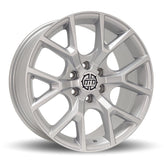 DTD - NORDIK - Silver - Silver - 18" x 8", 20 Offset, 6x139.7 (Bolt Pattern), 78.1mm HUB