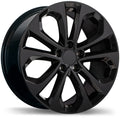 Replika - R191 - Black - Gloss Black - 18" x 8", 50 Offset, 5x114.3 (Bolt Pattern), 64.1mm HUB