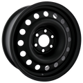 Envy Wheels - NX4 STEEL WHEEL - Black - FLAT BLACK - 17" x 6.5", 51 Offset, 6x114.3 (Bolt Pattern), 70.3mm HUB