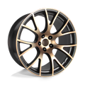 OE Creations - PR161 - Bronze - BLACK BRONZE - 22" x 9.5", 35 Offset, 5x127 (Bolt Pattern), 71.5mm HUB