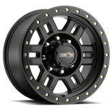 Vision Wheel Off-Road - 398 MANX - Black - Matte Black - 18" x 9", 12 Offset, 8x170 (Bolt Pattern), 125.2mm HUB