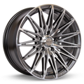 RTX Wheels - Crystal - Black - Hyper Black Machined - 17" x 7.5", 38 Offset, 5x114.3 (Bolt Pattern), 73.1mm HUB