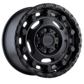 Black Rhino - GLACIER - Gunmetal - MATTE BLACK - 16" x 8", 35 Offset, 6x139.7 (Bolt Pattern), 112.1mm HUB