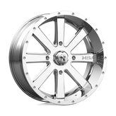 MSA Offroad Wheels - M34 FLASH - Chrome - CHROME - 22" x 7", 0 Offset, 4x137 (Bolt Pattern), 112.1mm HUB